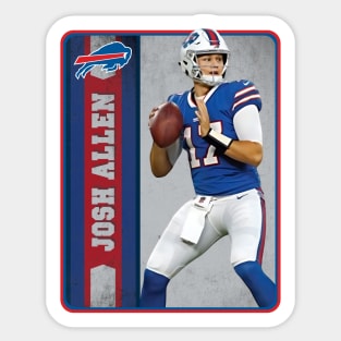 Buffalo Bills - Josh Allen Player Vintage Sticker